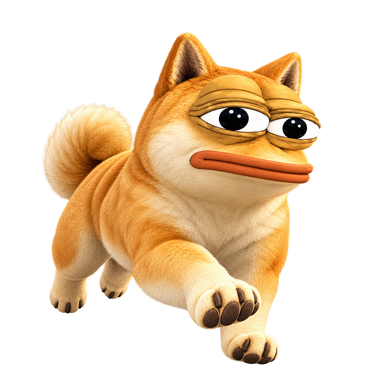 Doge Pepe mascot